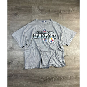 Vintage Reebok Steelers Super Bowl Champions T-shirt XL Gray